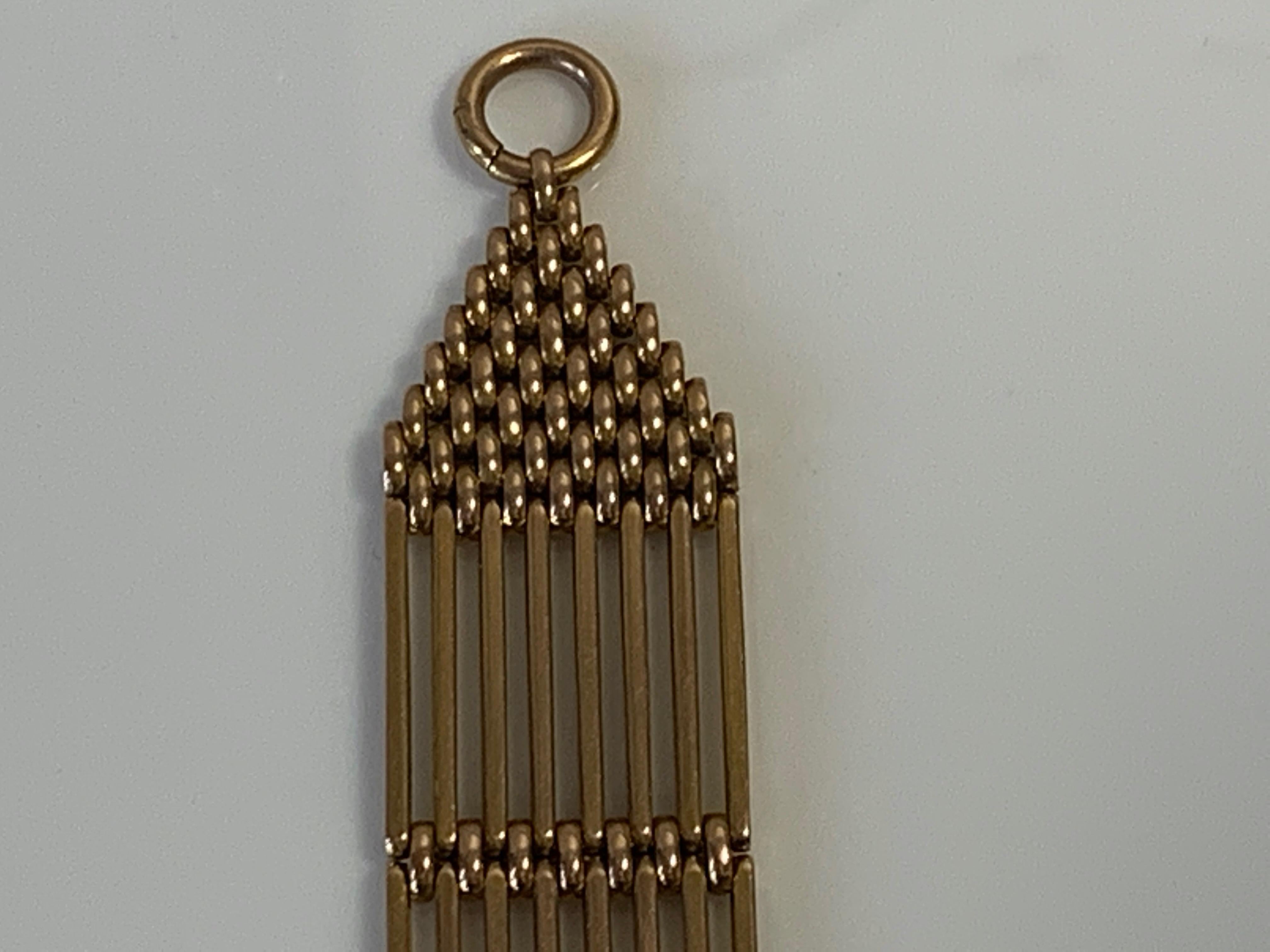 chaine de montre en or