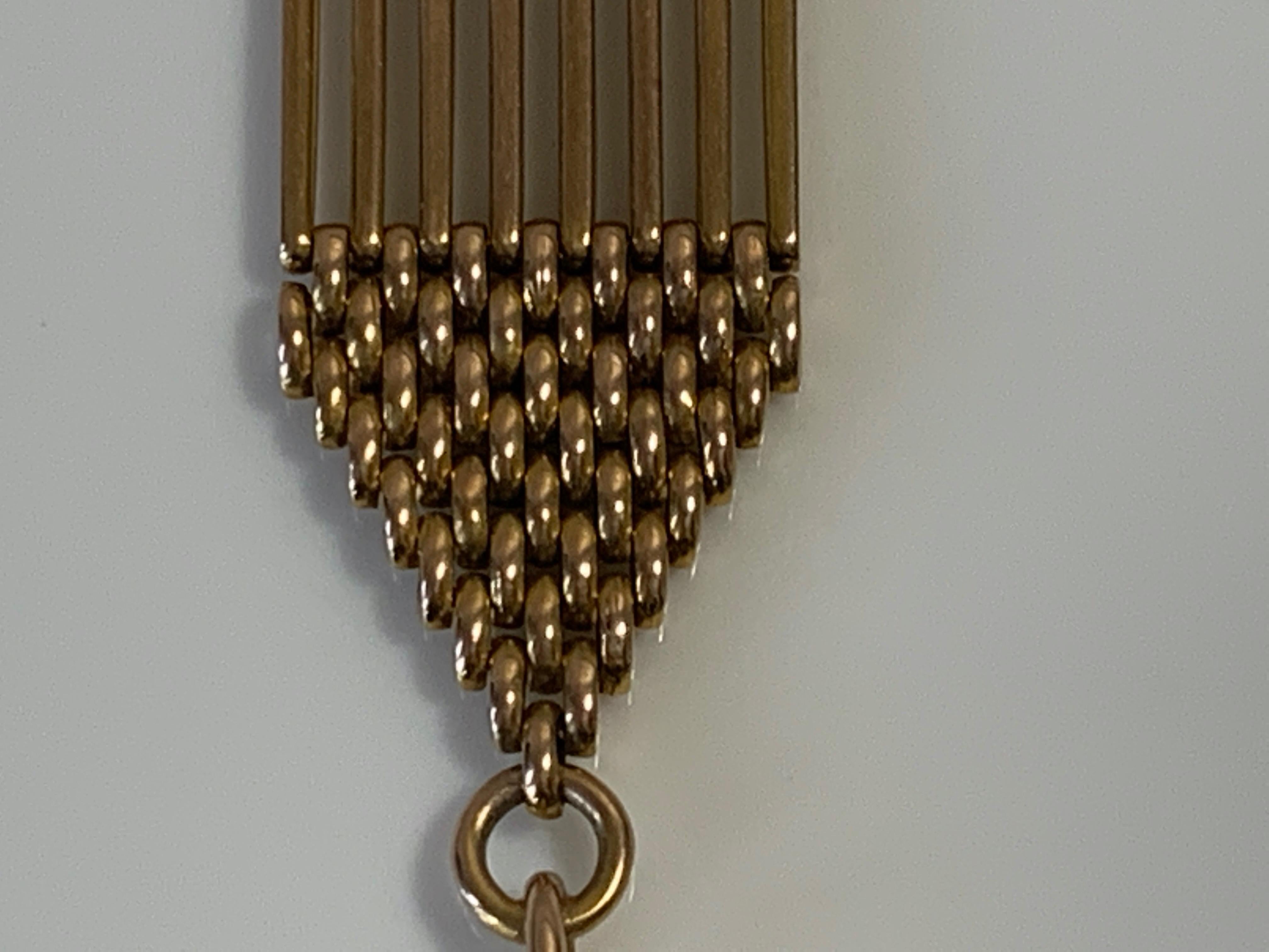 antique 9ct gold pocket watch chain
