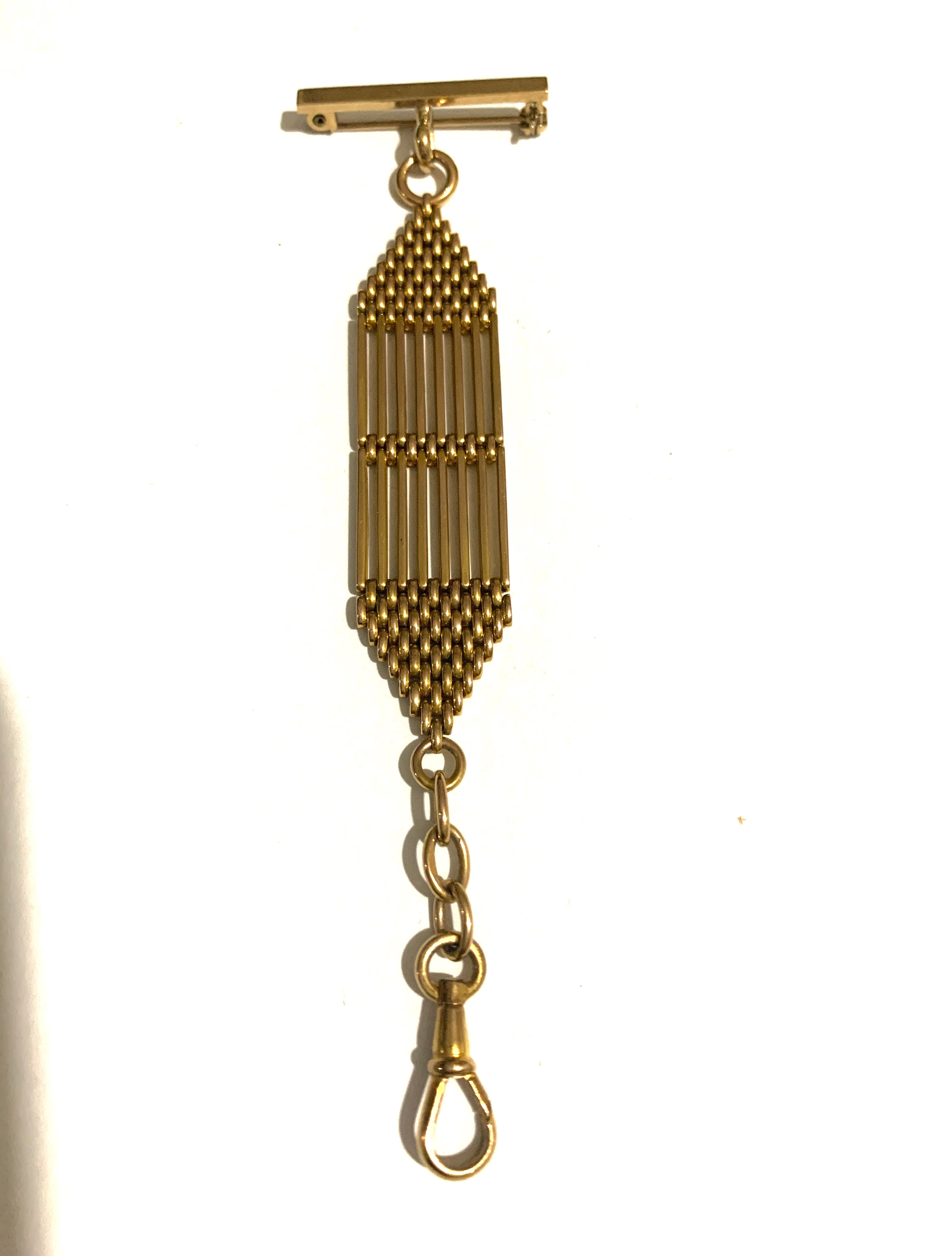 9ct Gold Victorian Watch Chain Section