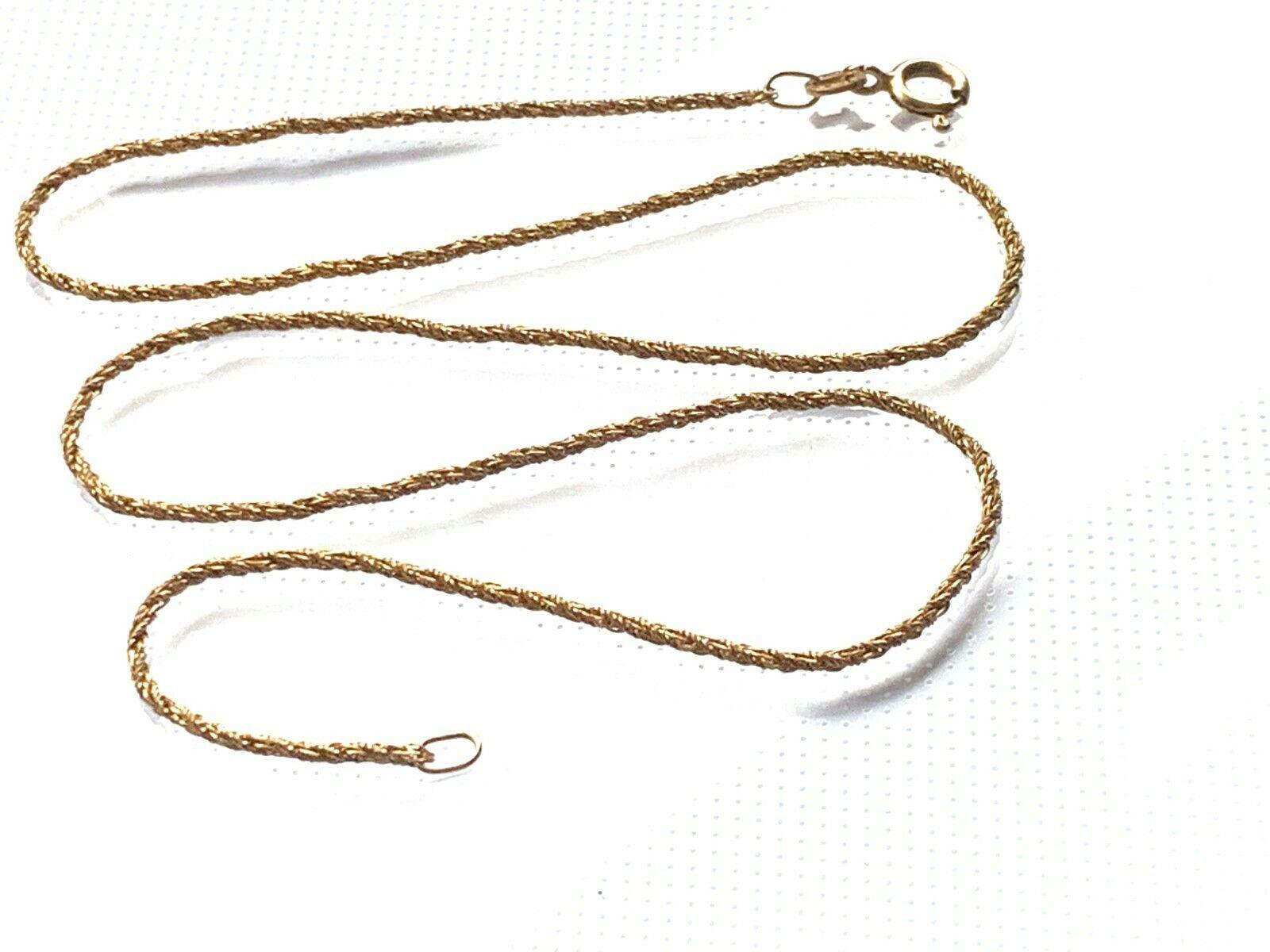 Beautiful early 20th Century Braided Chain 
Short Chain just 16.25