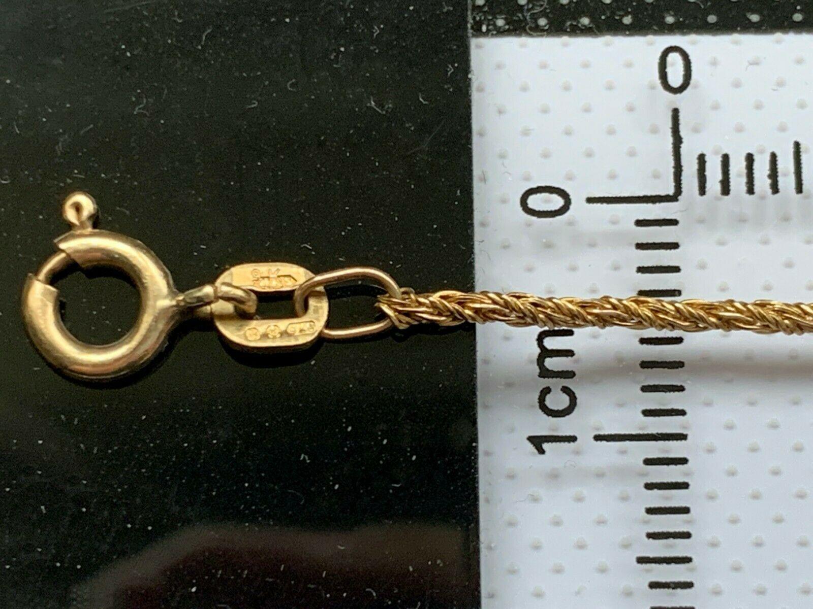 9ct Gold Vintage Braided Necklace 1