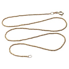 9ct Gold Antique Braided Necklace