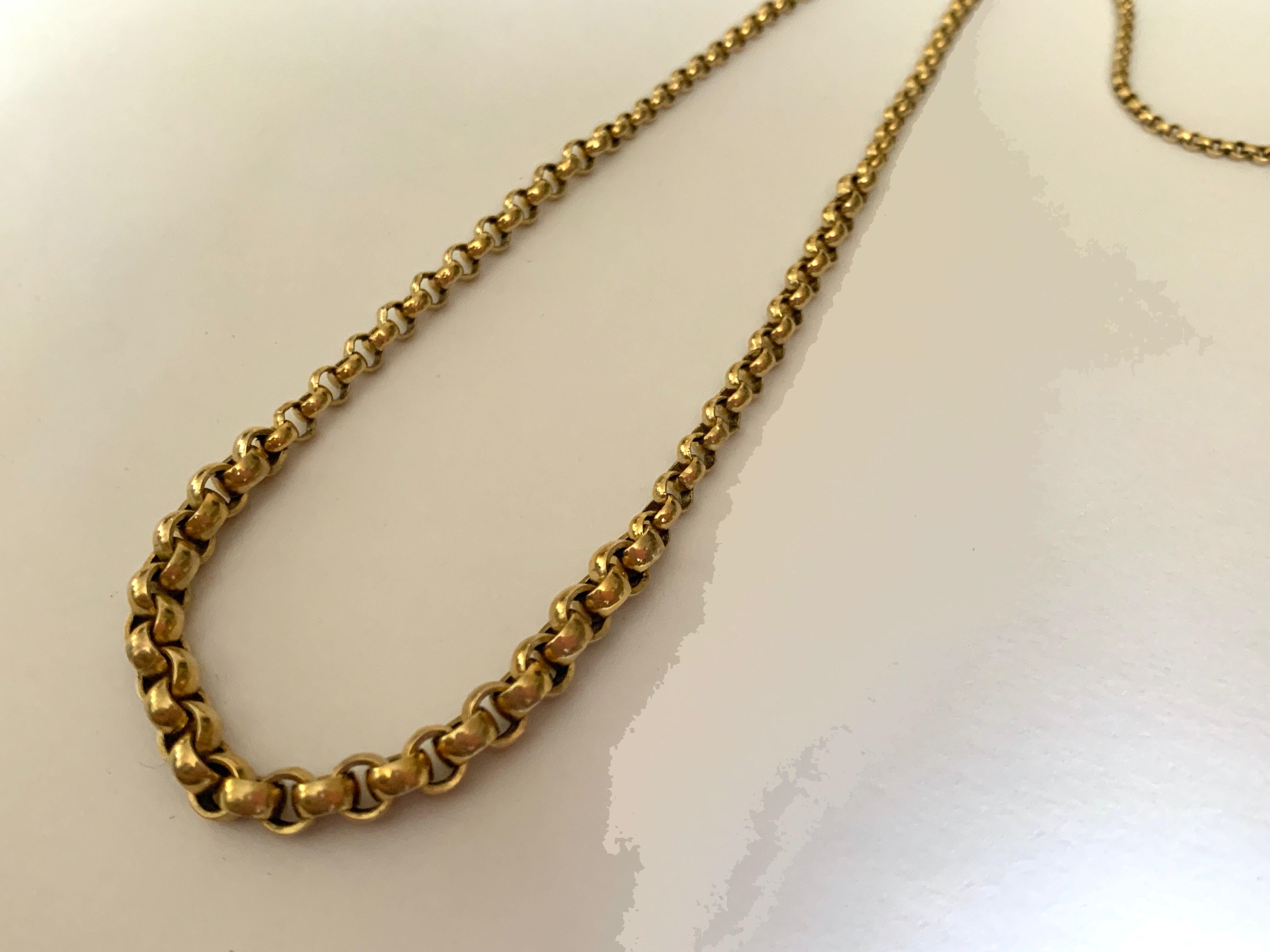 Classical Greek 9ct Gold Exquisite Vintage Necklace For Sale