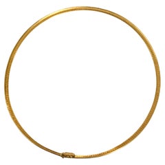 9 Karat italienischer Gold-Choker 