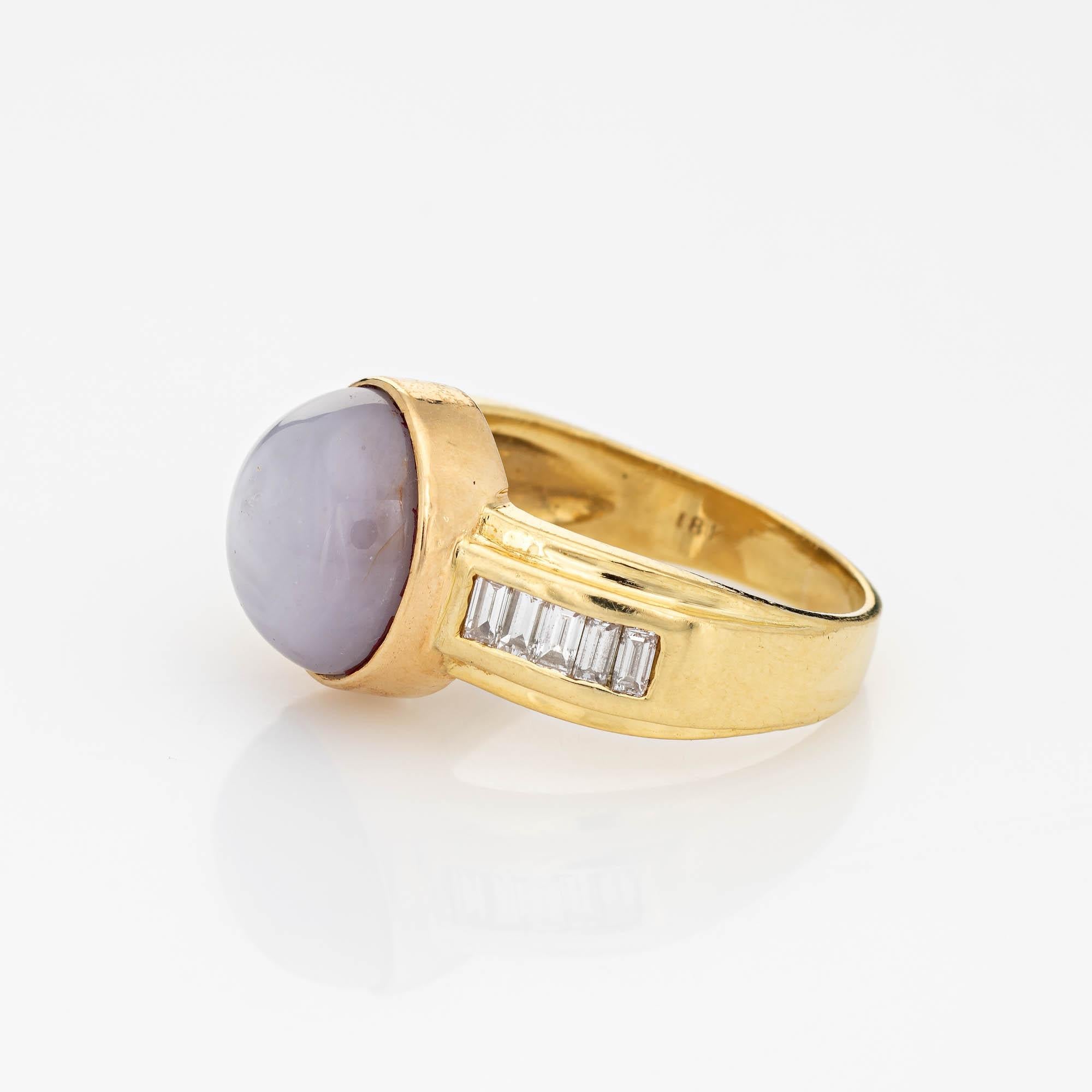 grey star sapphire ring