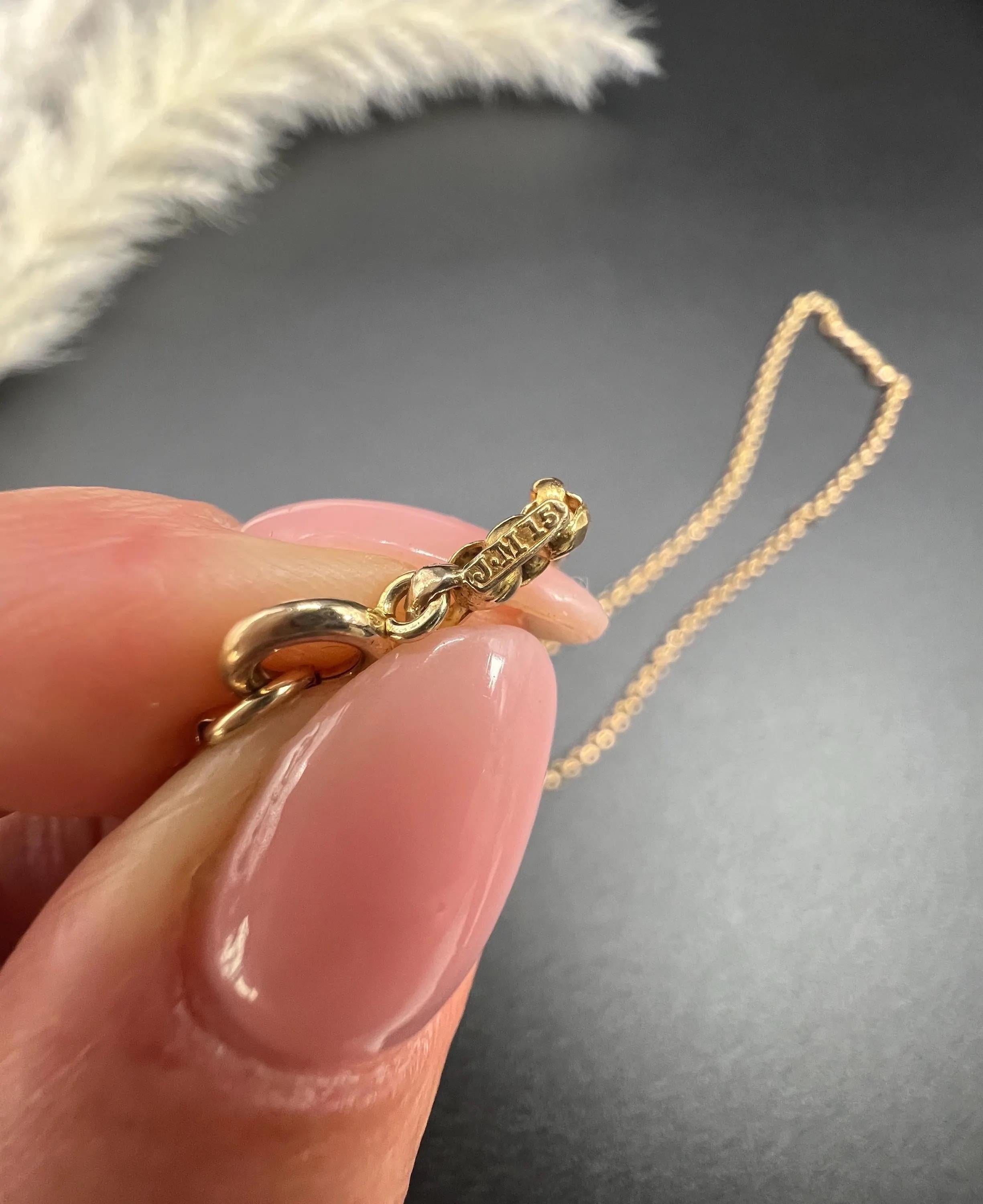 Anillo victoriano de oro rosa de 15 ct, 22 1/4 pulgadas, de eslabón redondo facetado con perno en Bueno estado para la venta en Brighton, GB