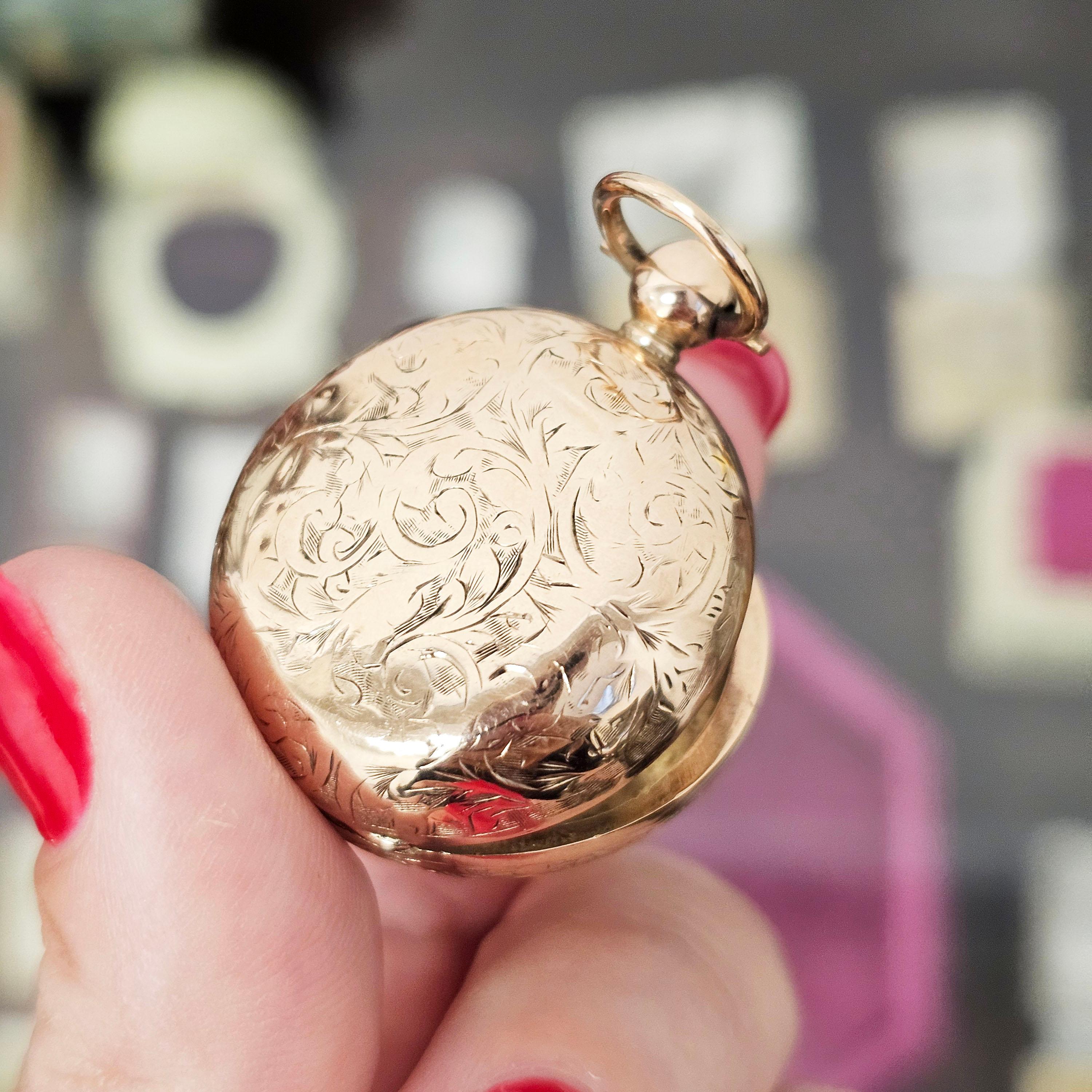 9CT Roségold Antikes edwardianisches Sovereign Münzhalter-Etui für Damen oder Herren im Angebot