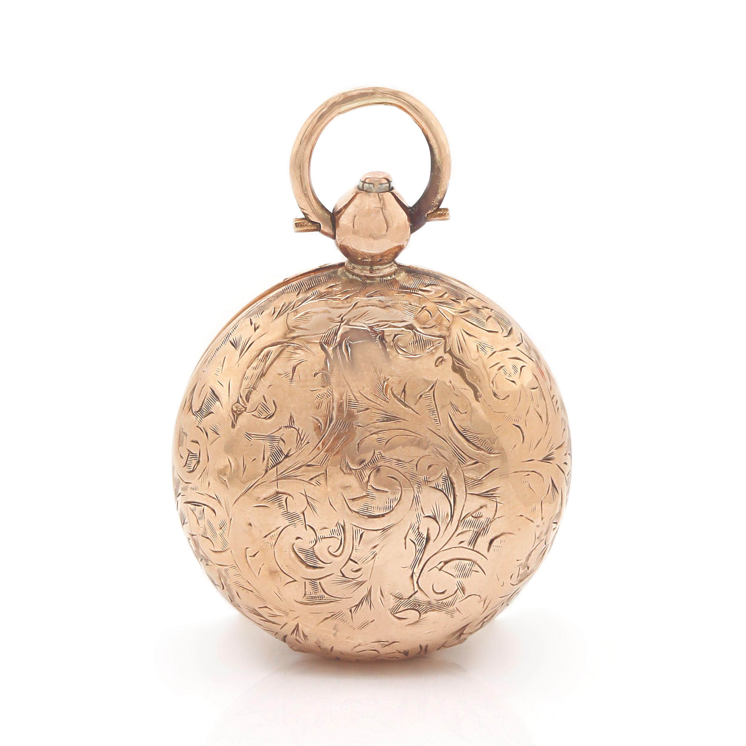 9CT Roségold Antikes edwardianisches Sovereign Münzhalter-Etui im Angebot 3