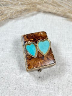 9ct Rose Gold Back & Front Victorian Heart Locket with Floral, Swallow Engraving