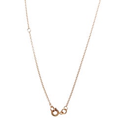 9ct Rose Gold Diamond Set Hamza Necklace, 0.33ct Diamonds