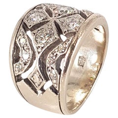 9ct White Gold Diamond Ring