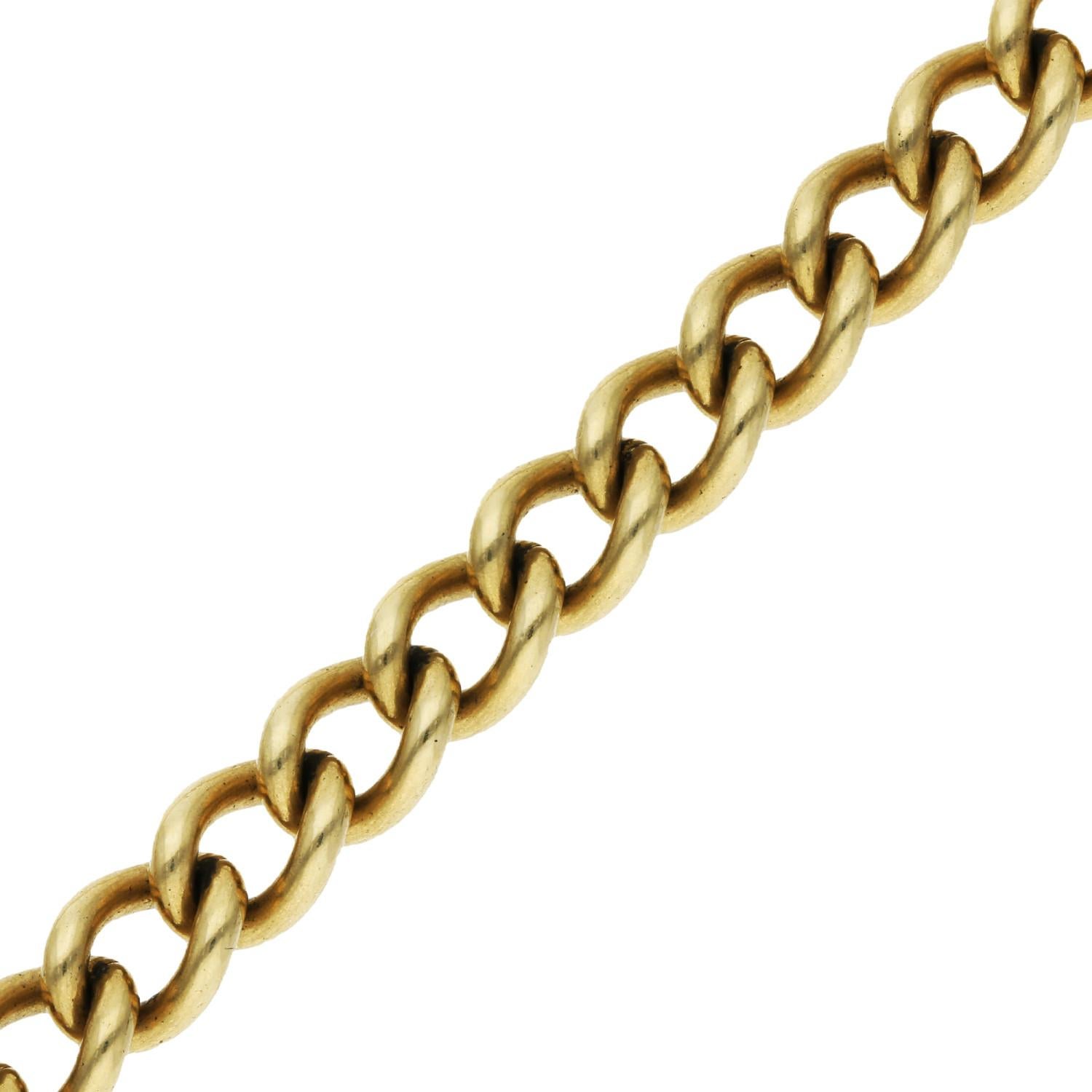 Oro amarillo 9 ct Cadena de rizo de 18 pulgadas 35,30 gramos en Bueno estado para la venta en Birmingham, GB