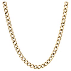 Vintage 9ct Yellow Gold 18 Inch Curb Chain 35.30 grams
