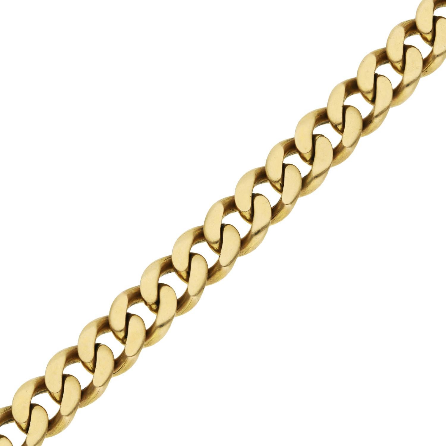 Catena a cordoncino metrica da 20 pollici in oro giallo 9ct 42,20 grammi In condizioni buone in vendita a Birmingham, GB