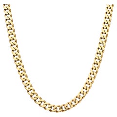 Vintage 9ct Yellow Gold 20 Inch Metric Curb Chain 42.20 gram