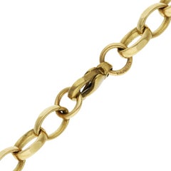 9ct Yellow Gold 20 Inch Oval Link Belcher Chain 25.40 grams