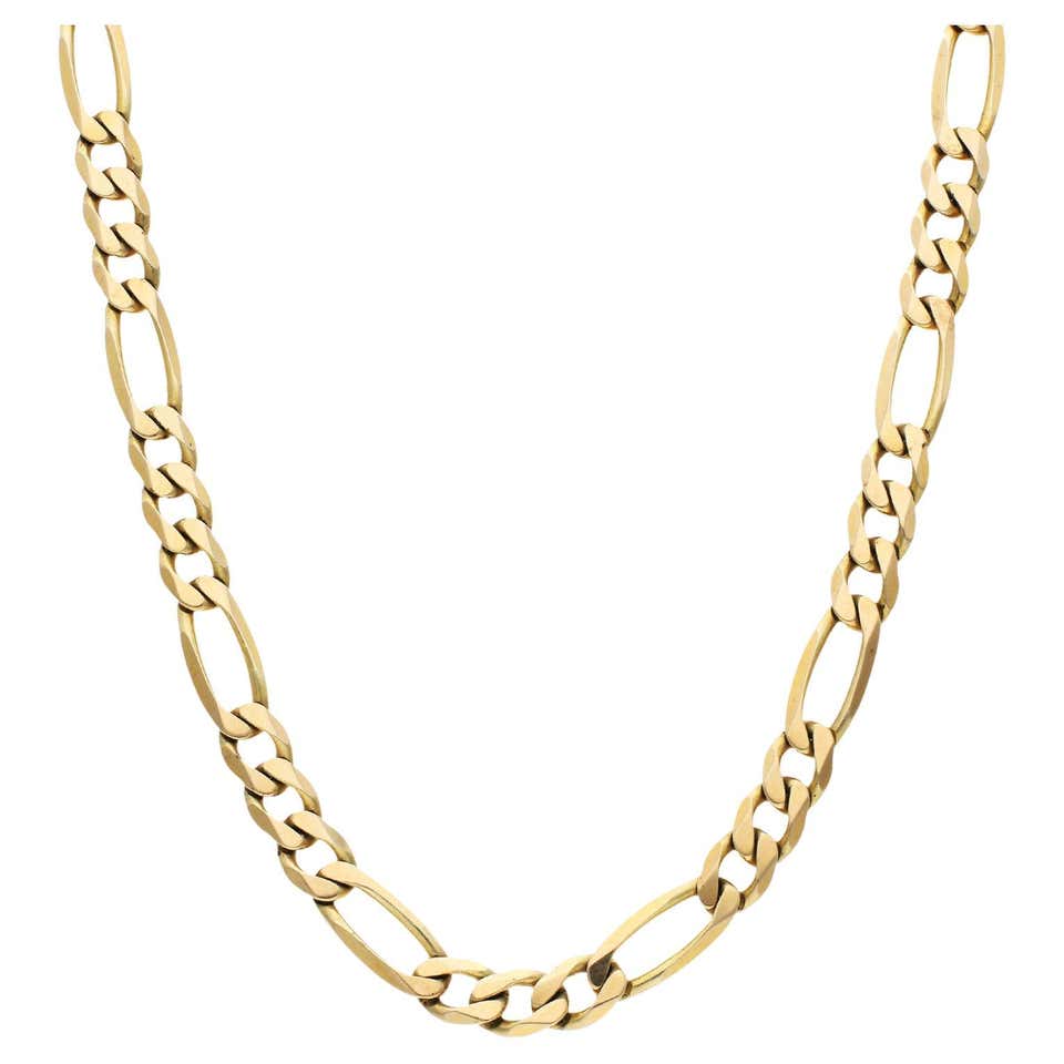 Solid 14ct Yellow Gold 26Inch Rope Chain 59.60g For Sale at 1stDibs