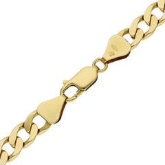 9ct Yellow Gold 6.83mm 22 Inch Metric Curb Chain 41.80 grams