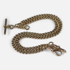 9ct Yellow Gold Albert Watch Chain, circa 1920s, 31.0g