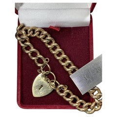 Bracelet en chaîne en or jaune 9ct