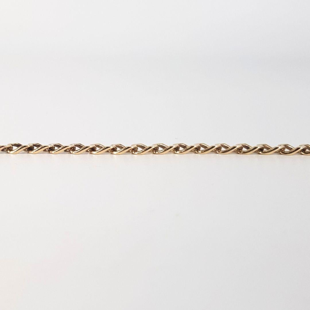 9ct Yellow Gold Curb Link Bracelet In Excellent Condition For Sale In Cape Town, ZA