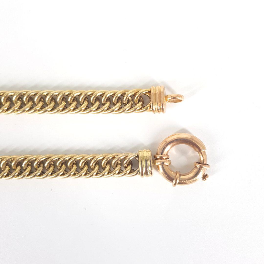 9ct Yellow Gold Curb Link Chain In Excellent Condition In Cape Town, ZA