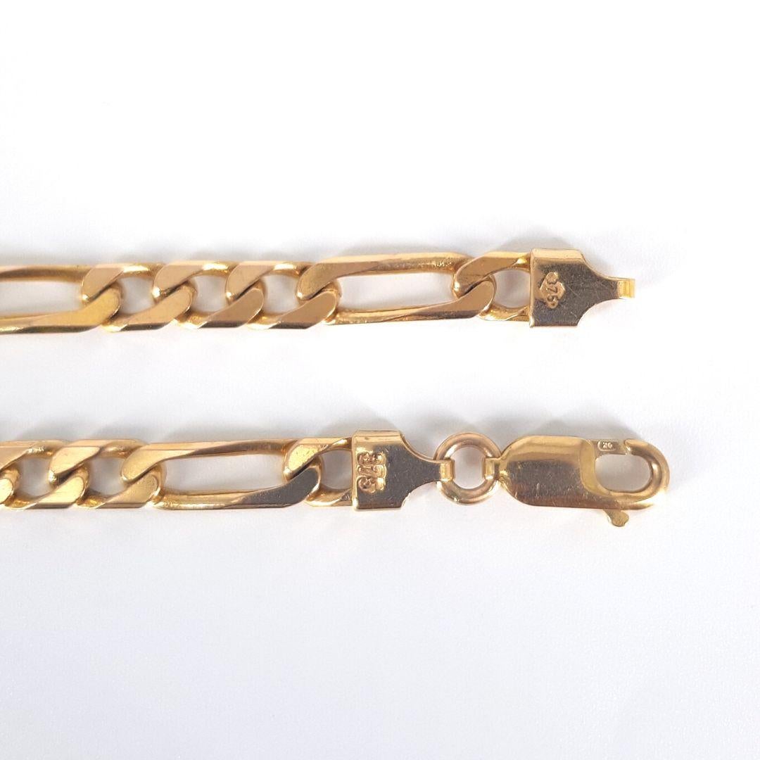 9ct Yellow Gold Curb Link Chain In Excellent Condition For Sale In Cape Town, ZA