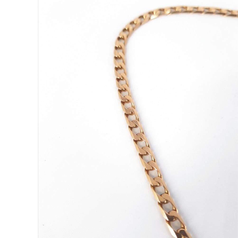 9ct Yellow Gold Curb Link Chain  In Excellent Condition In Cape Town, ZA