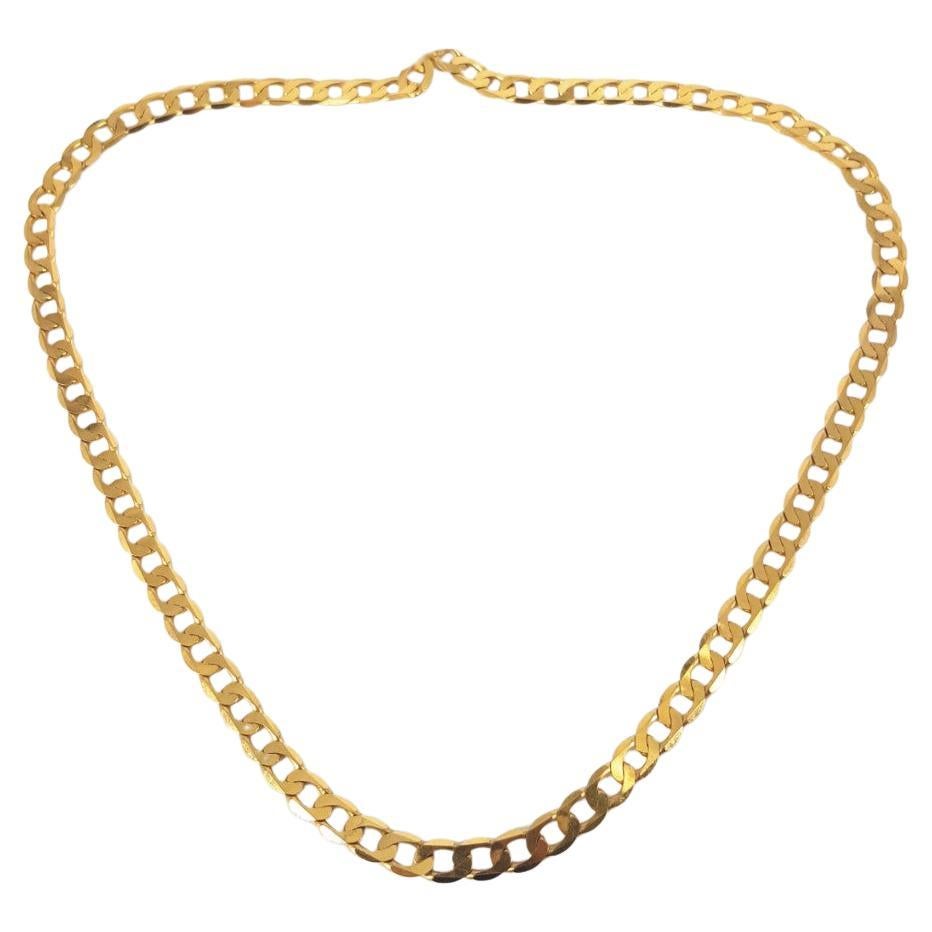 9ct Yellow Gold Curb Link Chain  For Sale