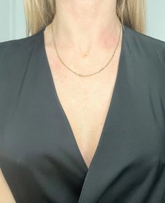 9ct Yellow Gold, Edwardian 18 1/4 Inch Fancy Trace & Figure of Eight Link Chain