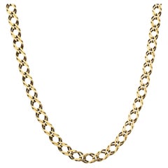 Cadena de oro amarillo de 9 ct con rizo francés de 18 pulgadas 16,40 gramos