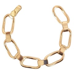 9ct Yellow Gold Large Curb Link Bracelet