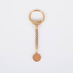 9ct Yellow Gold Saint Christopher Key Ring Chain