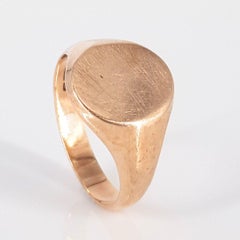 9ct Yellow Gold Signet Ring