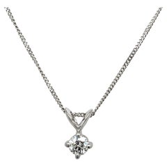 9ct Yellow & White Gold 0.18ct Diamond Pendant Suspended from 18" Chain