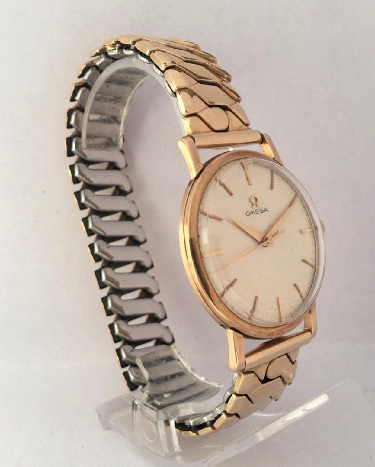 gold omega watch 1960s