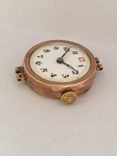 9 Karat Gold Ladies Antique Swiss Mechanical Watch 'No Strap'
