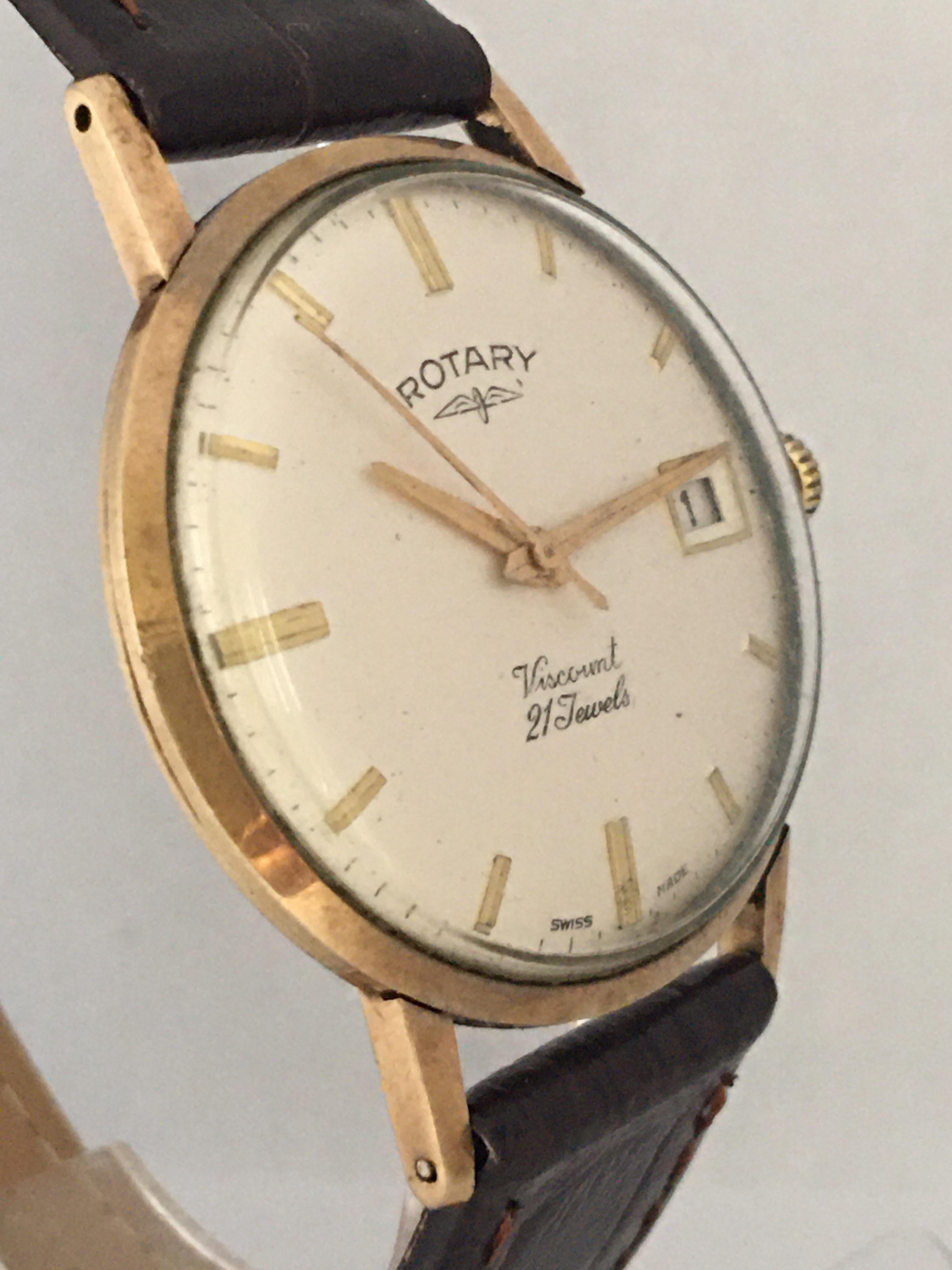 rotary 21 jewels automatic gold
