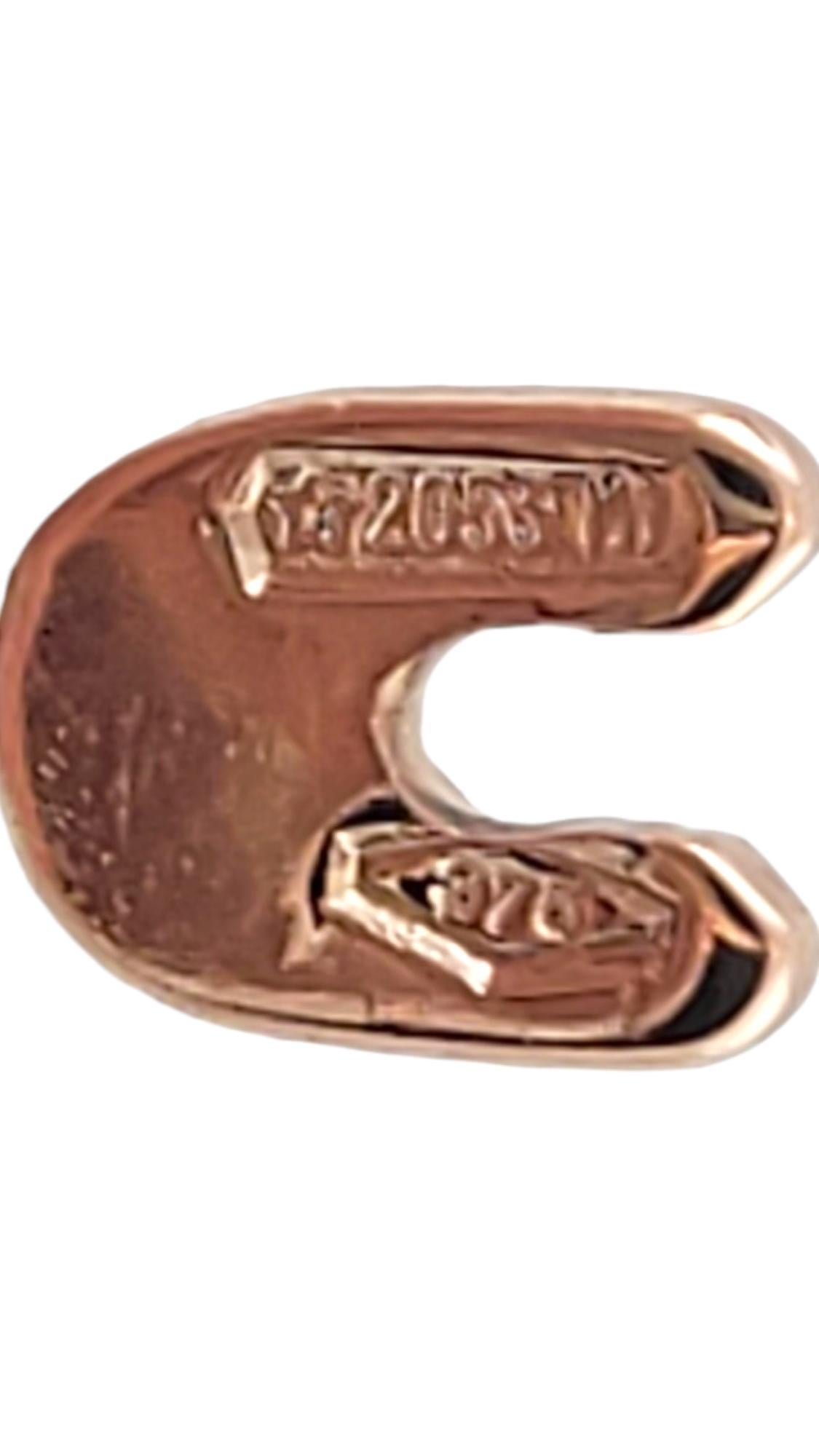 Donna Orecchini a cerchio sottili in oro rosa 9K #17387 in vendita