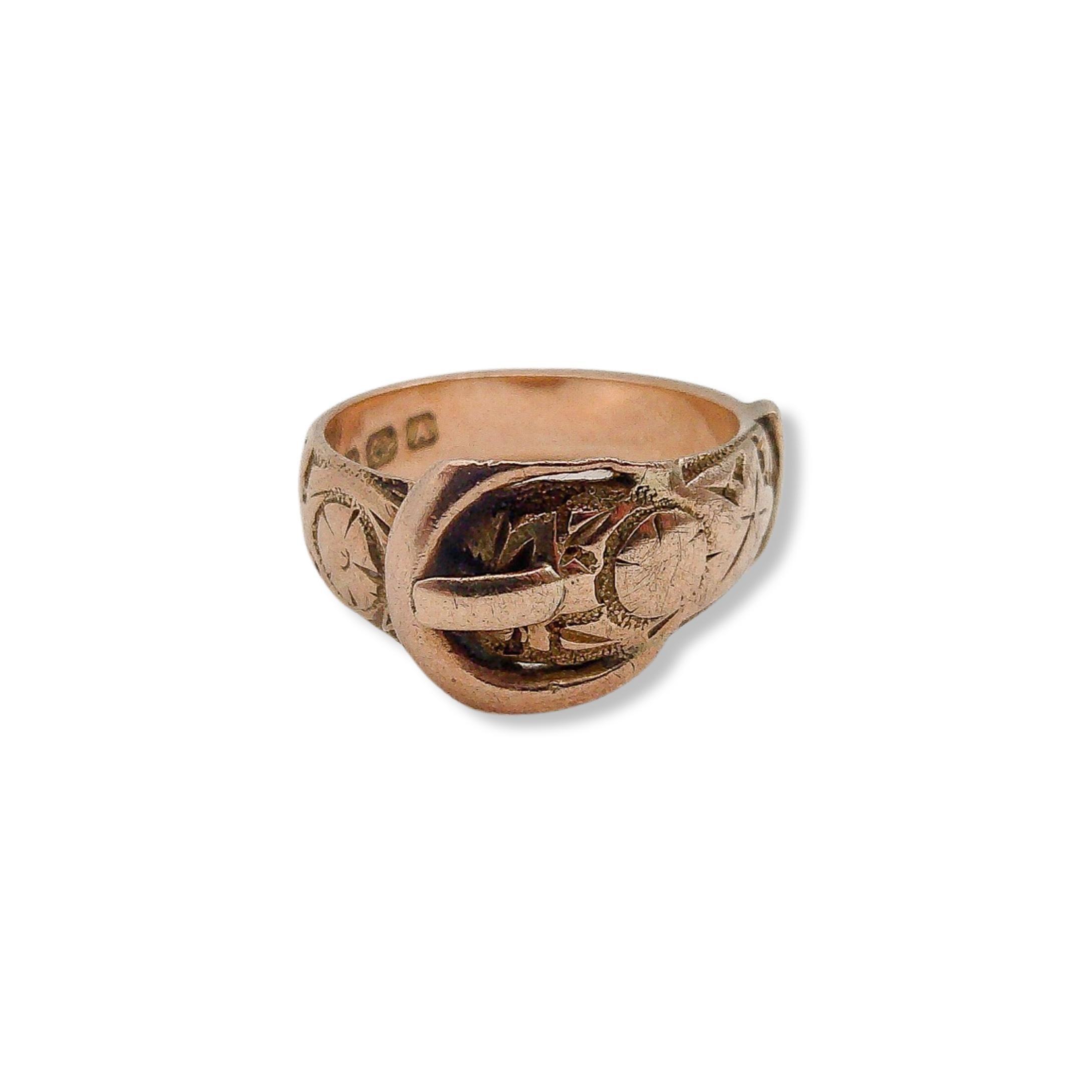 Step back in time and wrap your finger in a tapestry of romance, sophistication, and enduring style with our captivating Victorian Buckle Ring. Intricately crafted and set in 9K gold, this exceptional piece is more than just a ring—it's a journey
