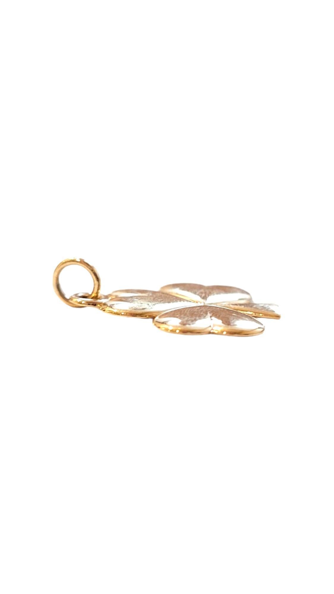Breloque trèfle à 3 feuilles en or jaune 9 carats n° 18448 Pour femmes en vente