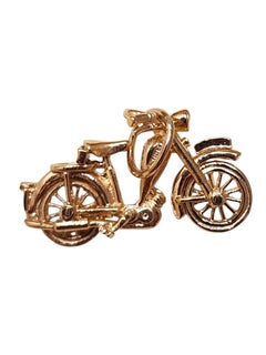 9K Yellow Gold Articulating Bicycle Charm #25619