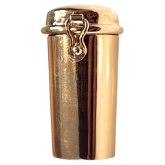 9K Yellow Gold Articulating SJK Dunhill Telescope Charm #24367