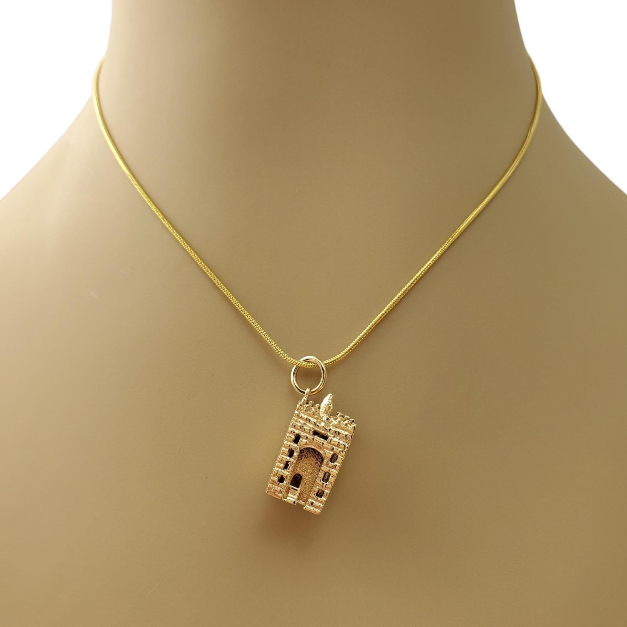 9K Gelbgold Bunratty Schlossanhänger #16589 5