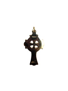 9K Yellow Gold Celtic Cross Pendant #22745