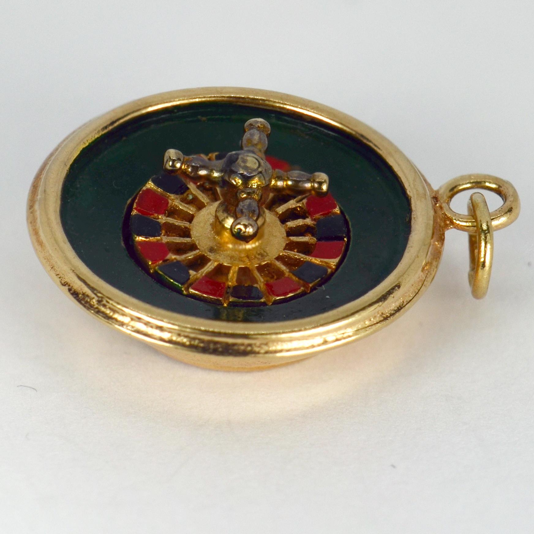 roulette wheel pendant