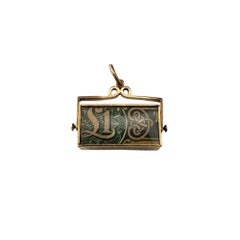 9K Yellow Gold Mad Money "In Emergency Break Glass" Charm #20923