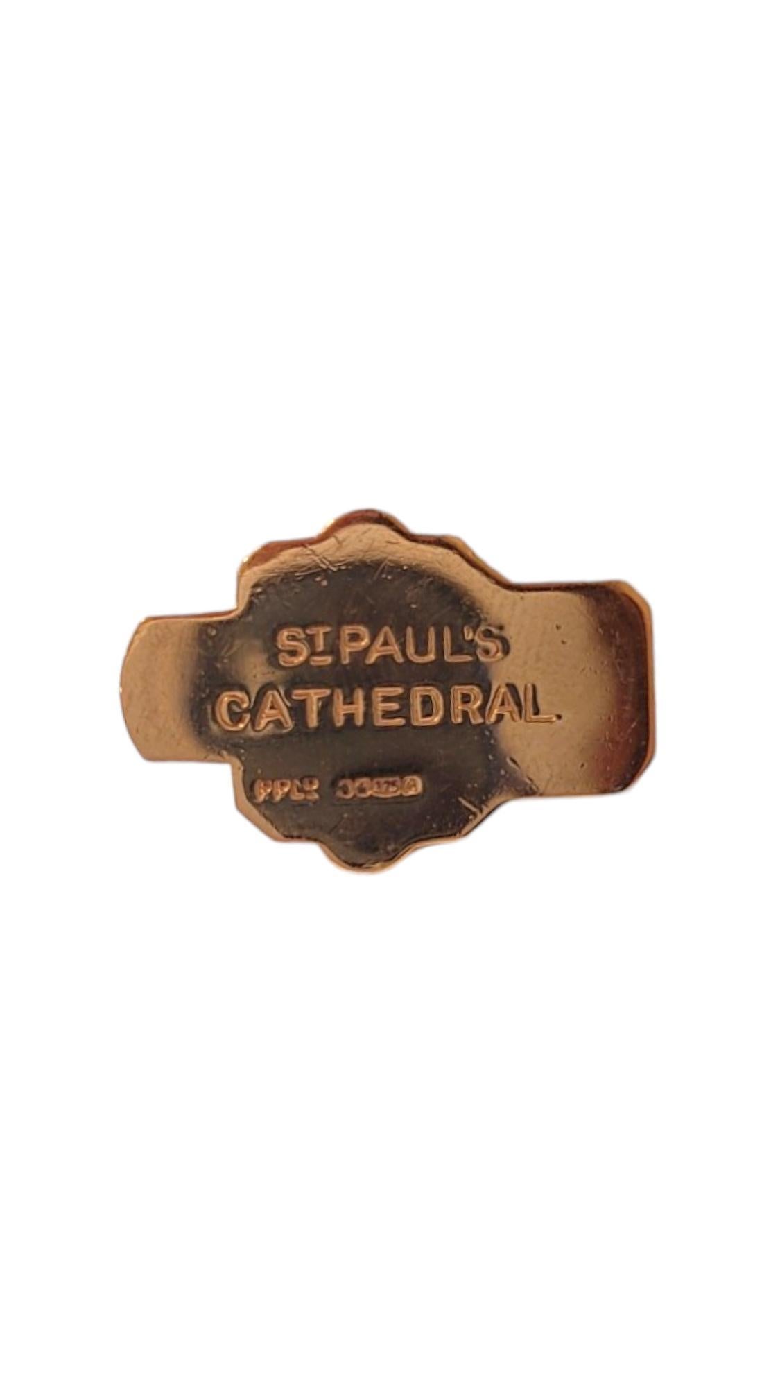 Breloque de la cathédrale Saint-Paul en or jaune 9 carats n° 18385 en vente 1