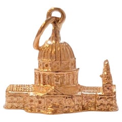 Charm per la Cattedrale di Paul in oro giallo 9K #18385