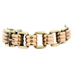 Bracelet S&P Retro en or jaune et rose 9K